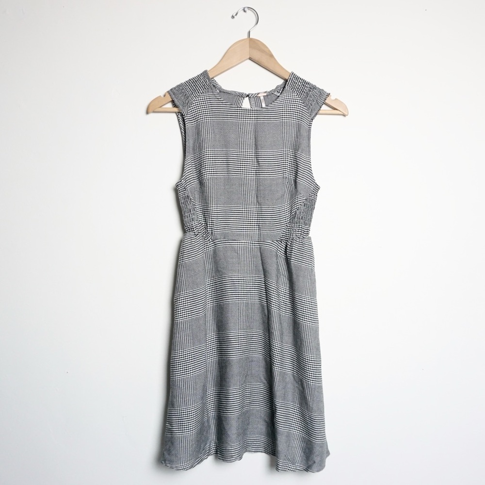 NWOT‎ FREE PEOPLE Houndstooth Sleeveless Dress